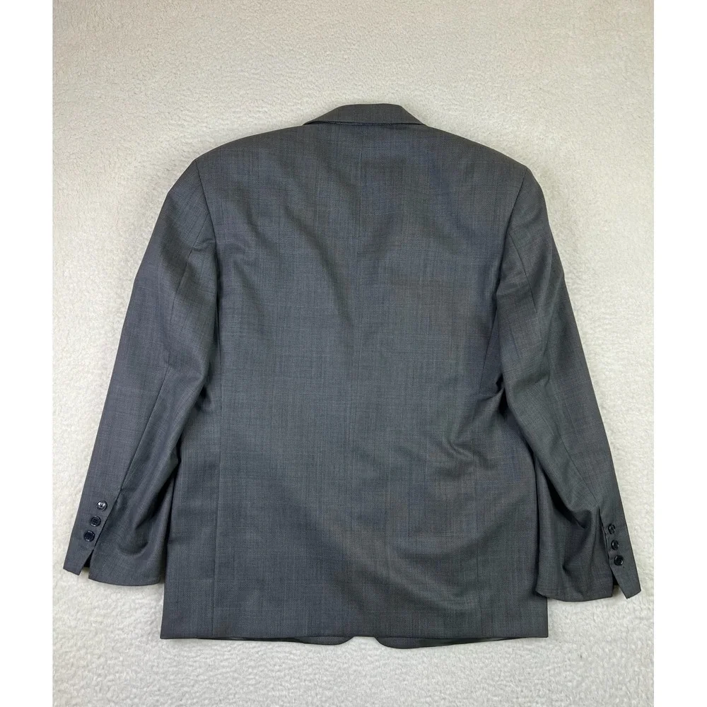 Yves‎ Saint Laurent Blazer Mens 42R Gray Plaid Wool Blend Sport Coat Dillard's